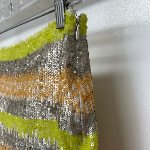 FREE PEOPLE FP One Sequin Mini Skirt Worn once - Picture 4 of 7